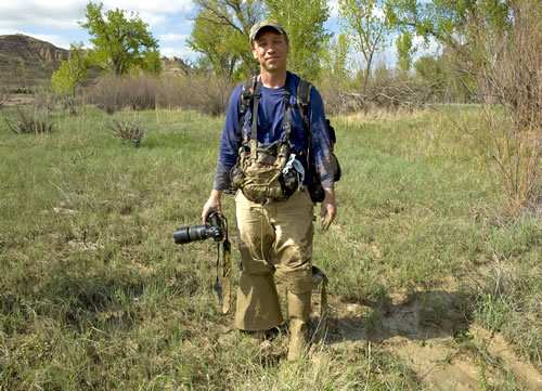 Michael Forsberg in the Powder River Basin, Wyo. (Courtesy Michael Forsberg)