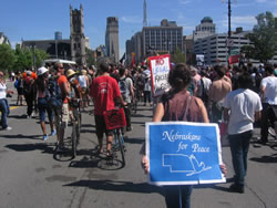 A delegation of Nebraskans joined activists from around the world at the US Social Forum this June. (Katharine Shiffler)