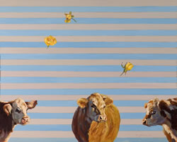 &ldquo;Venus,&rdquo; 24 × 30&rdquo; oil painting by Nancy Bass (Bone Creek)