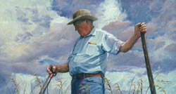 &ldquo;Spirit of America,&rdquo; 2001, pastel on museum board, 18 × 34", Butler Institute of American Art invitational exhibit, collection of the artist (Bone Creek Museum of Agrarian Art)
