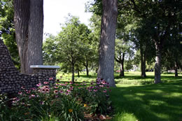 A public landscaping project in Alliance, Neb. (Courtesy of the Nebraska Statewide Arboretum)